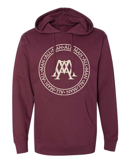 All•Man Round Logo Hoodie