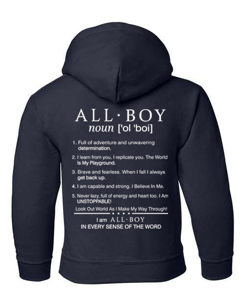 The Conversation Starter All•Boy 3 Point Premium Hoodie