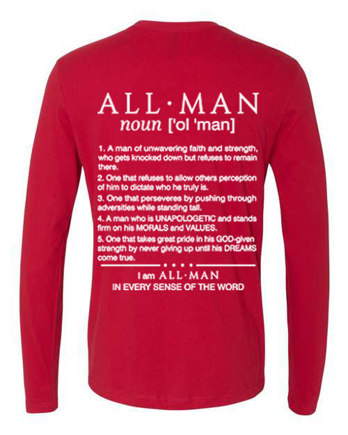 All•Man  Long Sleeve Tee