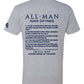 All•Man, 3 Point Signature Tee