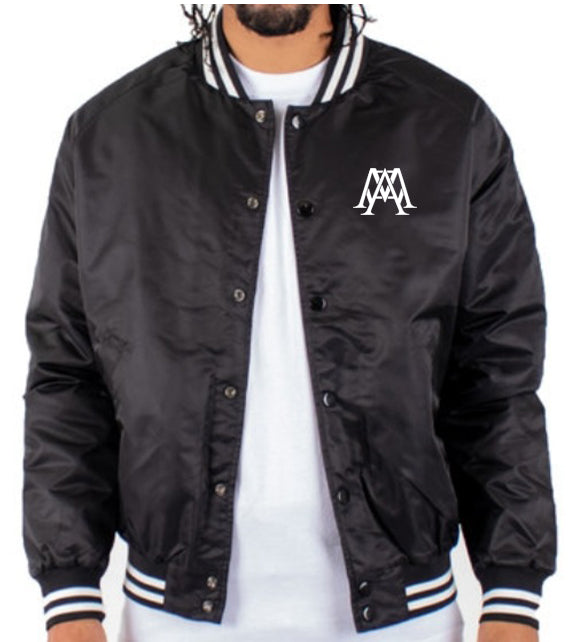 All Man Black Bomber Jacket