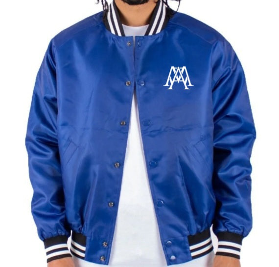 All Man Blue Bomber Jacket