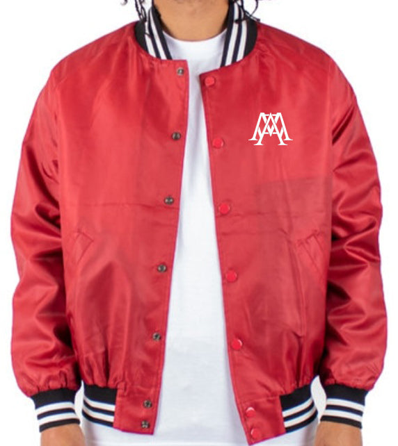 All Man Red Bomber jacket